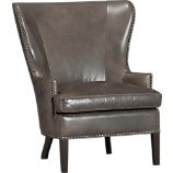 Dylan Leather Wingback Chair