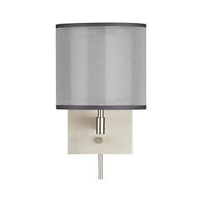Eclipse Silver Wall Sconce
