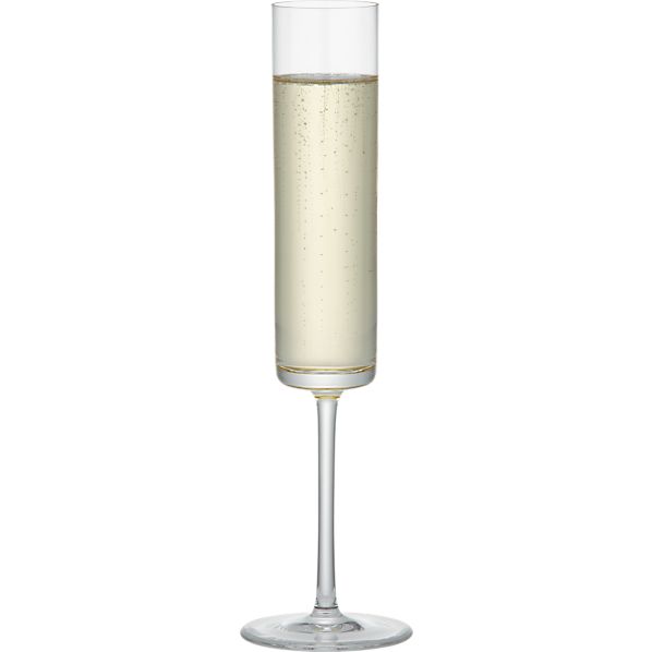 Edge Champagne Glass Crate and Barrel