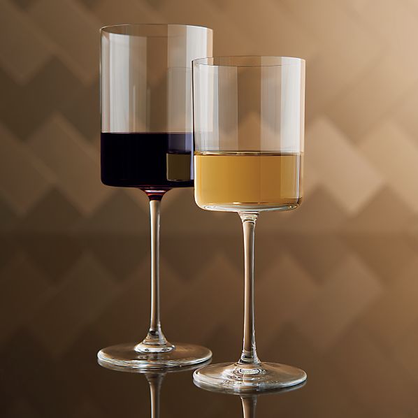 Edge Wine Glasses Crate and Barrel