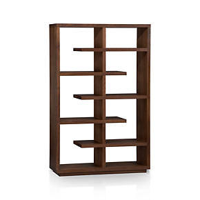 Elevate Walnut 68 Bookcase