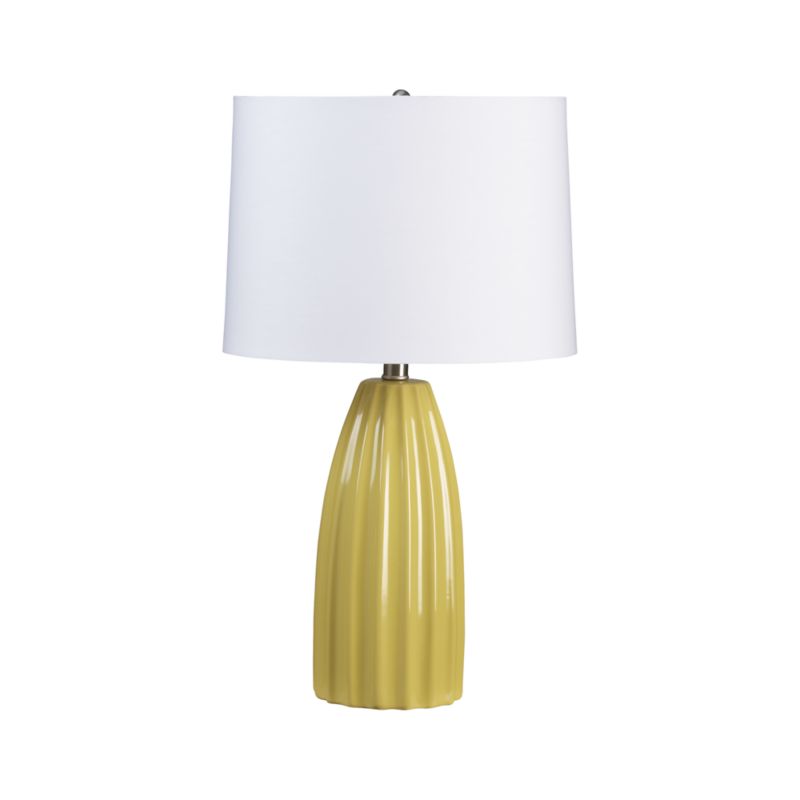Ella Yellow Table Lamp Crate and Barrel