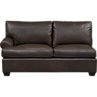 Ellis Leather Left Arm Loveseat