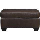 Ellis Leather Ottoman