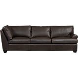 Ellis Leather Right Arm Corner Sofa