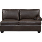 Ellis Leather Right Arm Loveseat