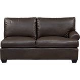 Ellis Leather Right Arm Loveseat