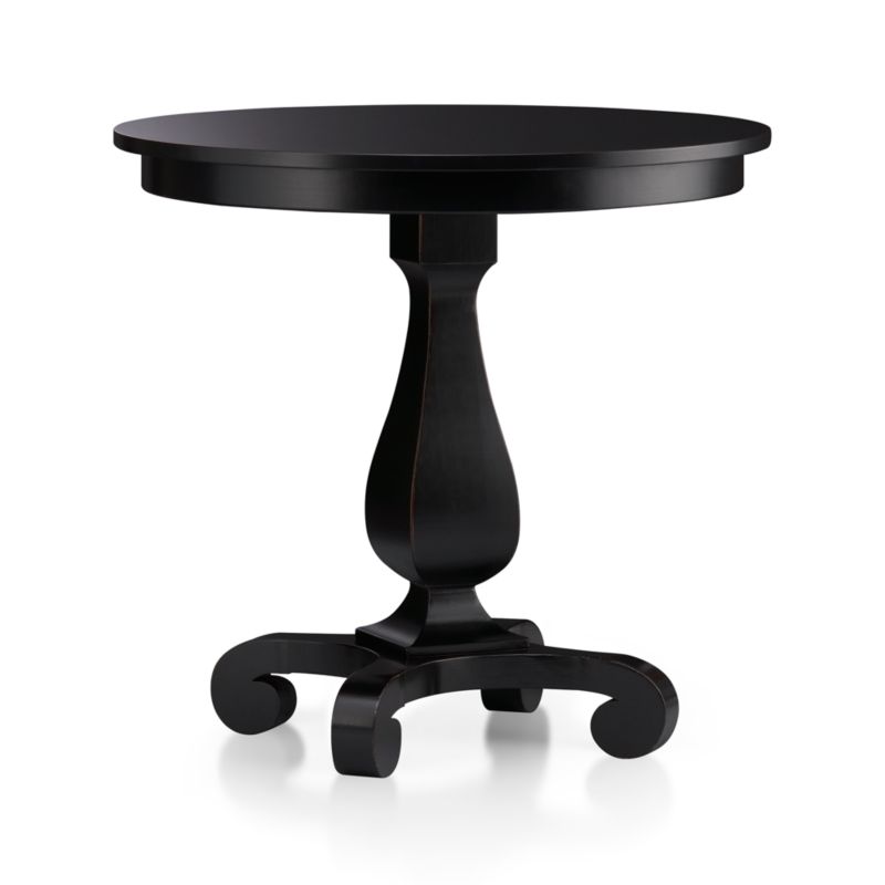 Esme Bruno Pedestal Table in Coffee Tables & Side Tables Crate and Barrel