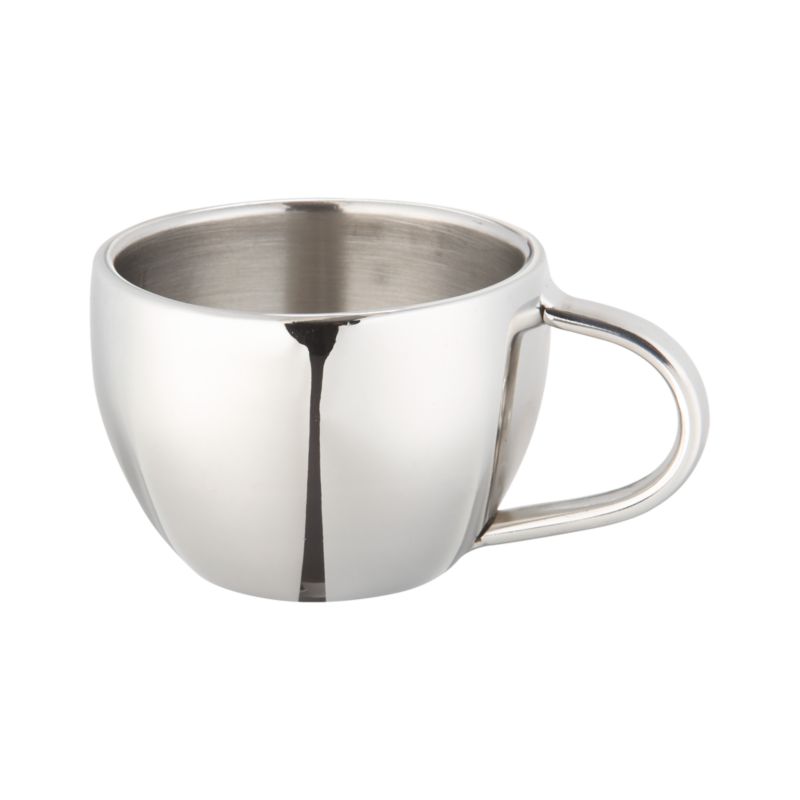 StainlessSteel 4oz. Espresso Cup Crate and Barrel