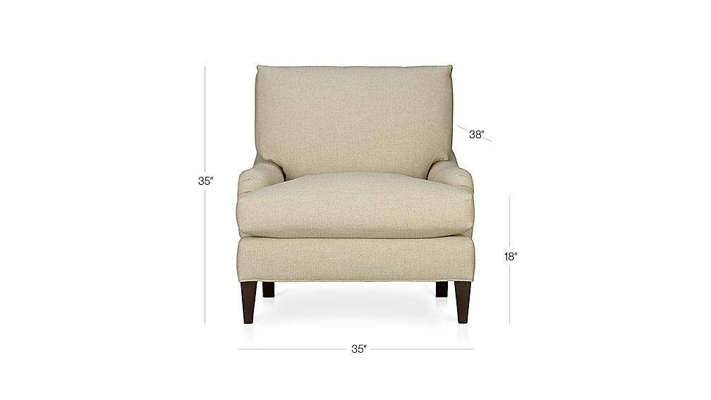 Essex Chair Natural Crate and Barrel