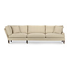 Essex Right Arm Corner Sofa with Casters