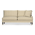 Essex Right Arm Sectional Sofa with Casters