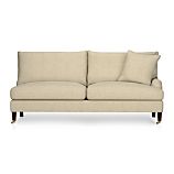 Essex Right Arm Sectional Sofa with Casters