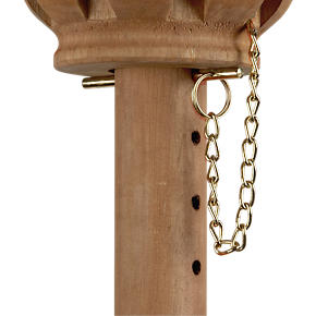 Rectangular Eucalyptus Umbrella Frame