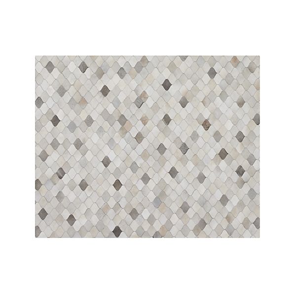 Fedora Cowhide 8'x10' Rug Crate and Barrel