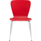 Red Side Chair. 17.75"H seat;