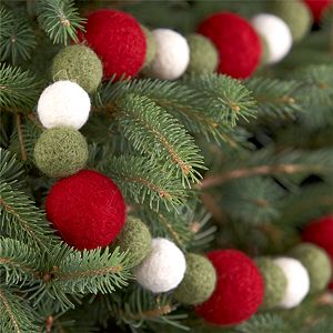 Felt Ball Garland