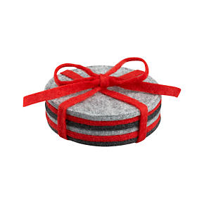 Set of 6 Felt Coasters