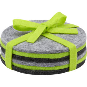 Set of 6 Felt Coasters