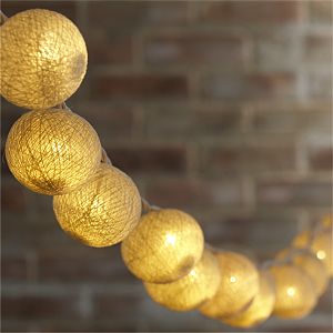 Fiber Ball String Lights