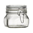 .5 Liter Jar. 4"sq.x3.75"H