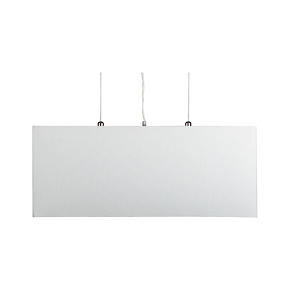 Finley White Rectangle Pendant Lamp