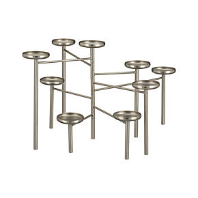 Pewter Fireplace Candelabra