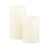 Flameless Pillars with Timer