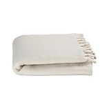 Fluff Ivory Throw