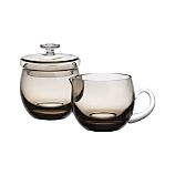 Fog Sugar Bowl with Lid and Creamer