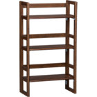 Walnut 20.75" Bookcase. 20.75"Wx10.75"Dx37"H