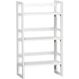 White Folding 20.75" Bookcase