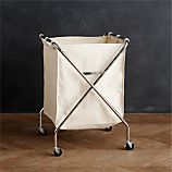 Folding Canvas Hamper