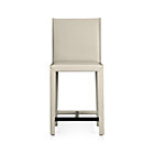 Leather Counter Stool. 24"H seat;