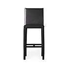 Folio Top-Grain Leather Bar Stool. 30"H seat;