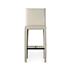 Leather Barstool. 30"H seat;