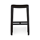 Leather Backless Barstool. 30"H seat;