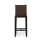 Leather Barstool. 30"H seat;
