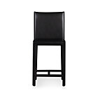 Leather Counter Stool. 24"H seat;