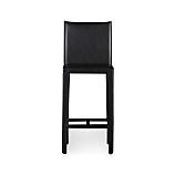 Folio Ebony Leather 30" Barstool