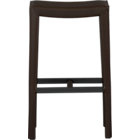 Leather Backless Barstool. 30"H seat;