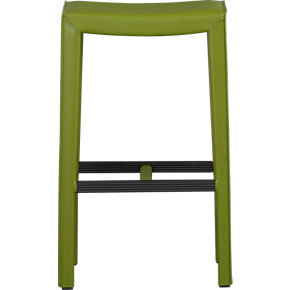 Folio Kiwi Leather 30 Backless Barstool