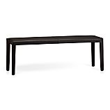 Folio 52" Ebony Leather Bench