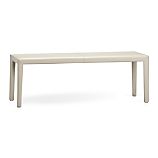 Folio 52" Oyster Leather Bench