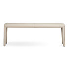64" Leather Bench