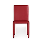 Leather Side Chair. 18.5"H seat;