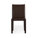 Folio Chocolate Leather Side Chair