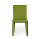 Leather Side Chair. 18.5"H seat;
