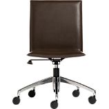 Folio Chocolate Leather Office Chair