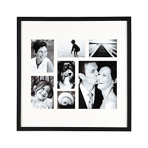 Classic Black Multi-Pic 4x4/4x6/5x7/8x10 Frame
